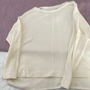 COPY - White anthropology white waffle top